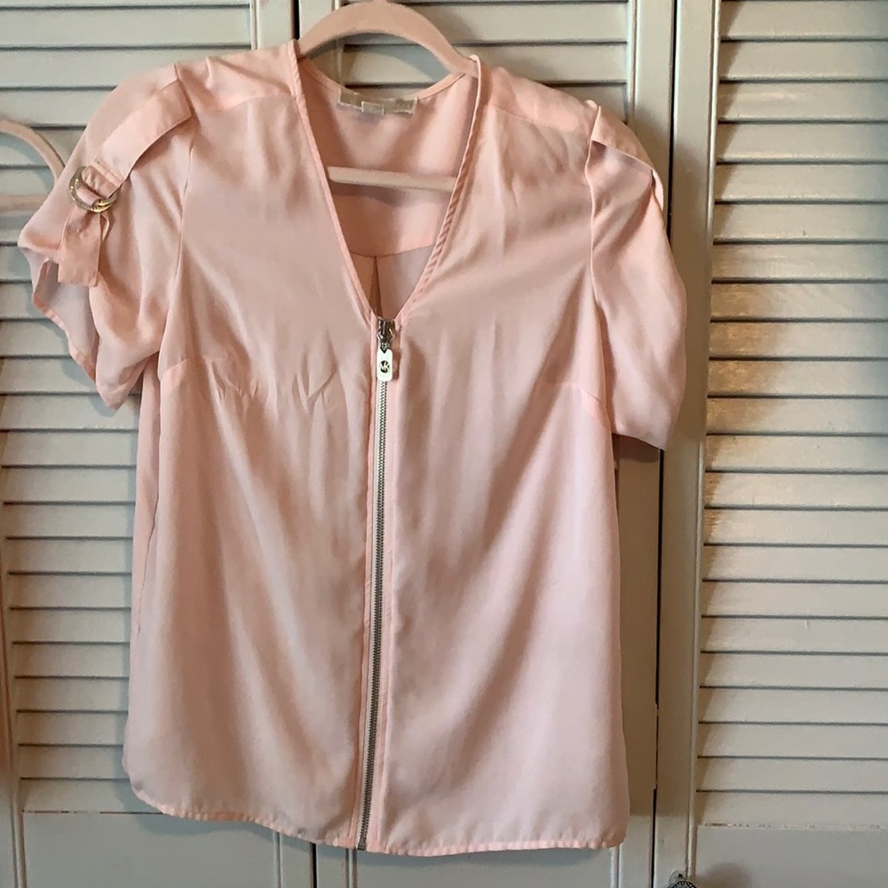 Zip up blouse